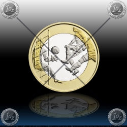 5 EVRO FINSKA 2016 "Sports Coins – NOGOMET" UNC